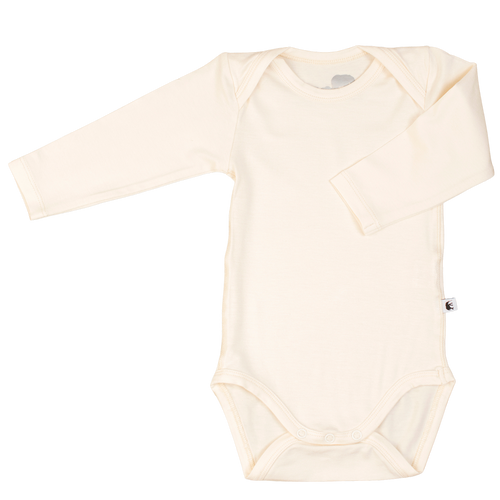 Bamboo Baby Long Sleeve Body - CREAM