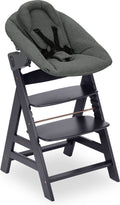 Hauck Alpha+ – Barnstol med newborn-set, mörkgrå