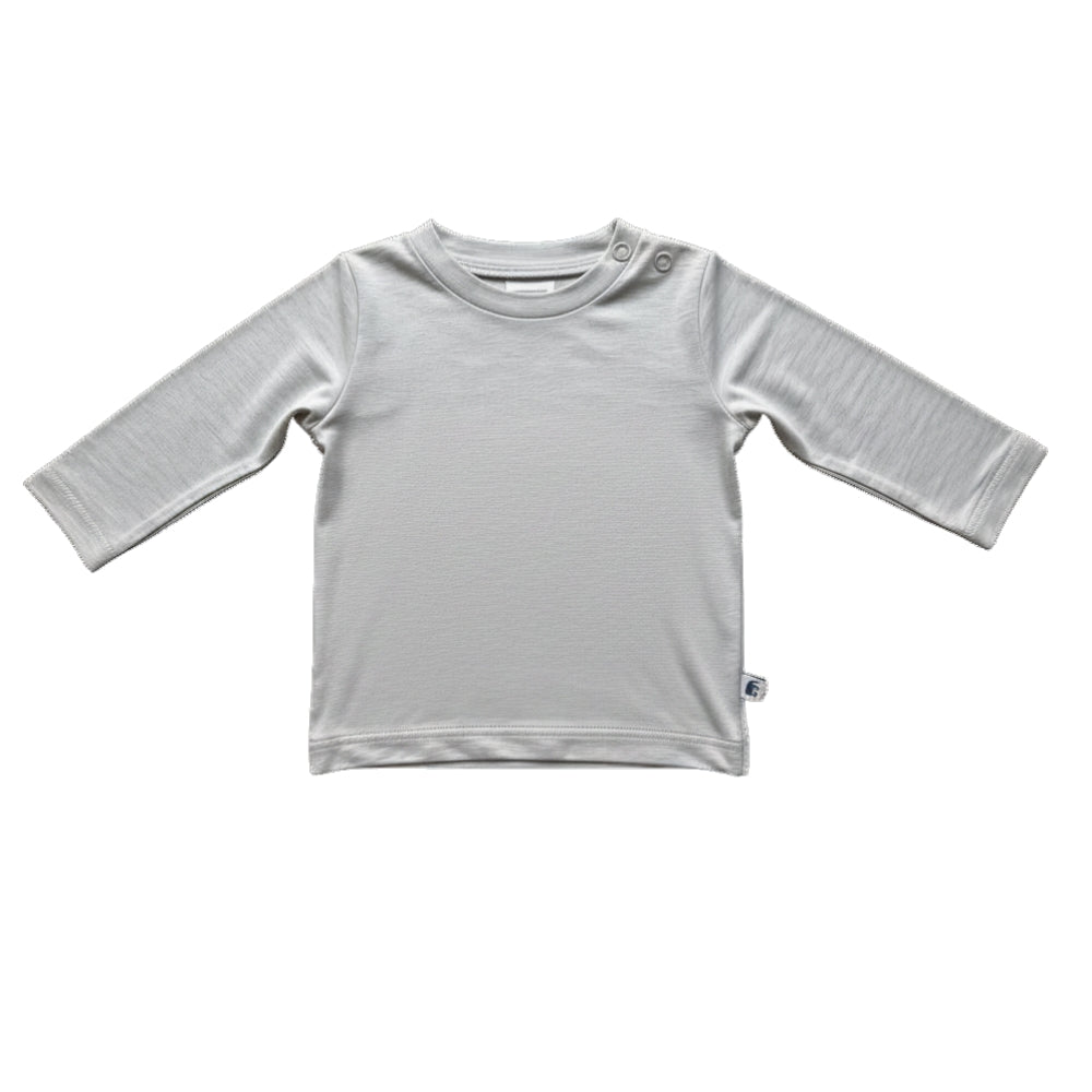 Premium Bamboo Baby Pajama Set: T-Shirt & Leggings GREY