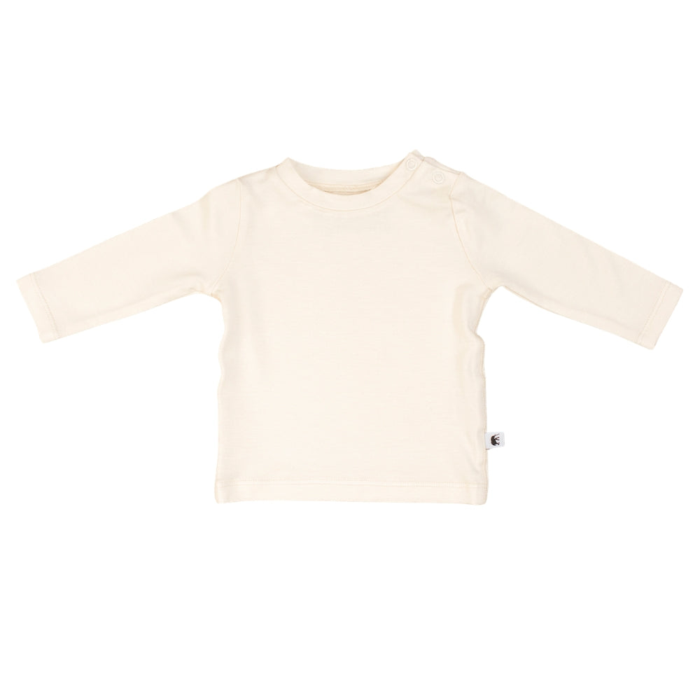 Premium Bamboo Baby Pajama Set: T-Shirt & Leggings CREAM