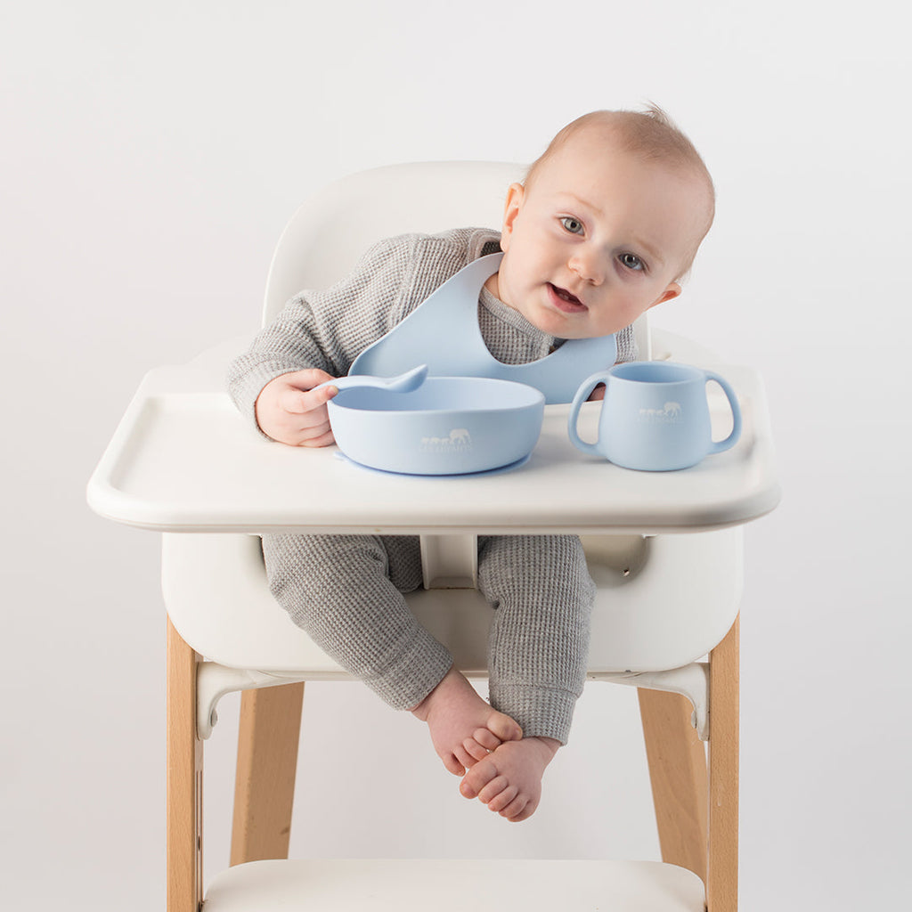 Silicone Bib - Blue