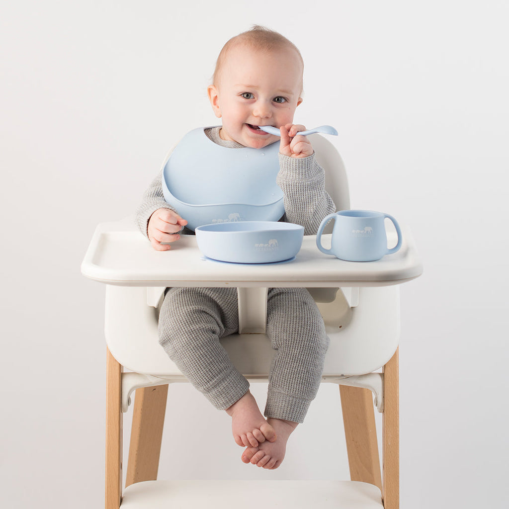 Silicone Bib - Blue