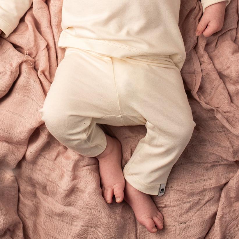 Bamboo Baby Leggings - CREAM