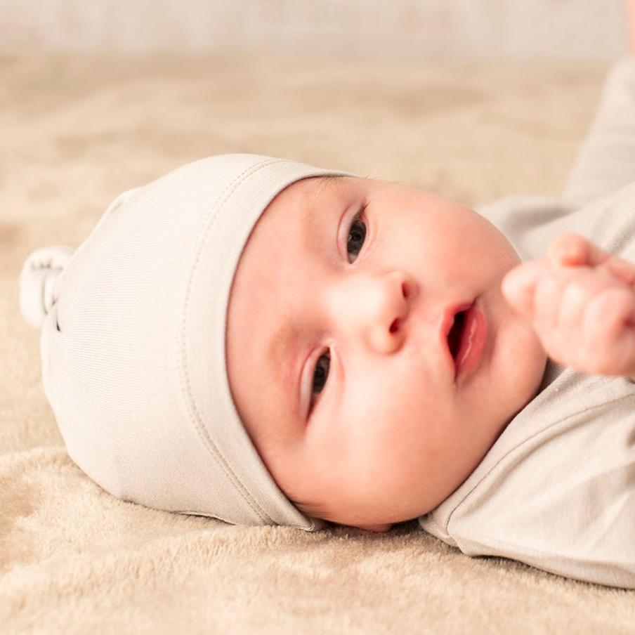 Bamboo Baby Beanie - GREY