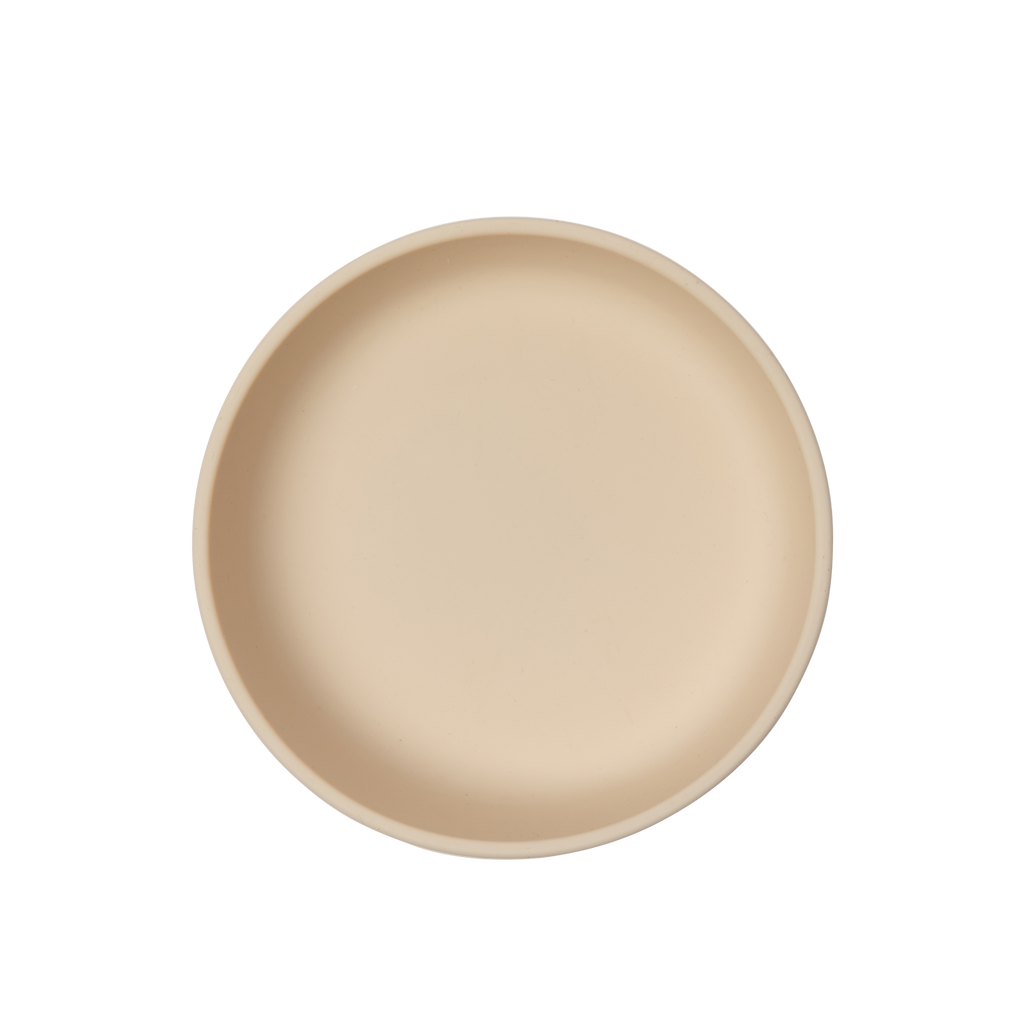 Silicone Baby Plate Bowl - Sand