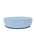 Silicone Baby Plate Bowl - Blue