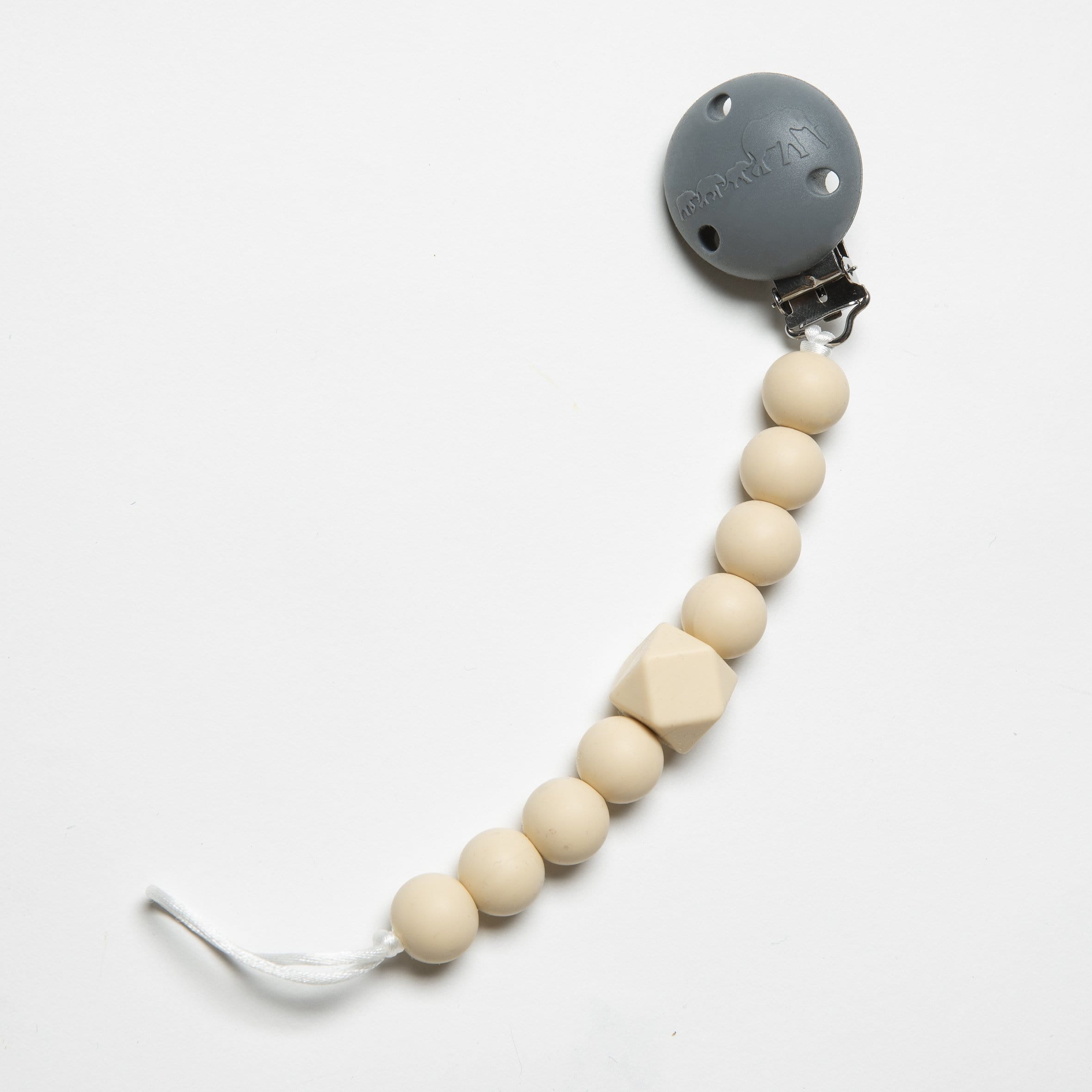 Chewy Pacifier Clip - Sand