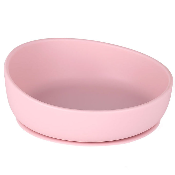 Silicone Baby Plate Bowl - Rose
