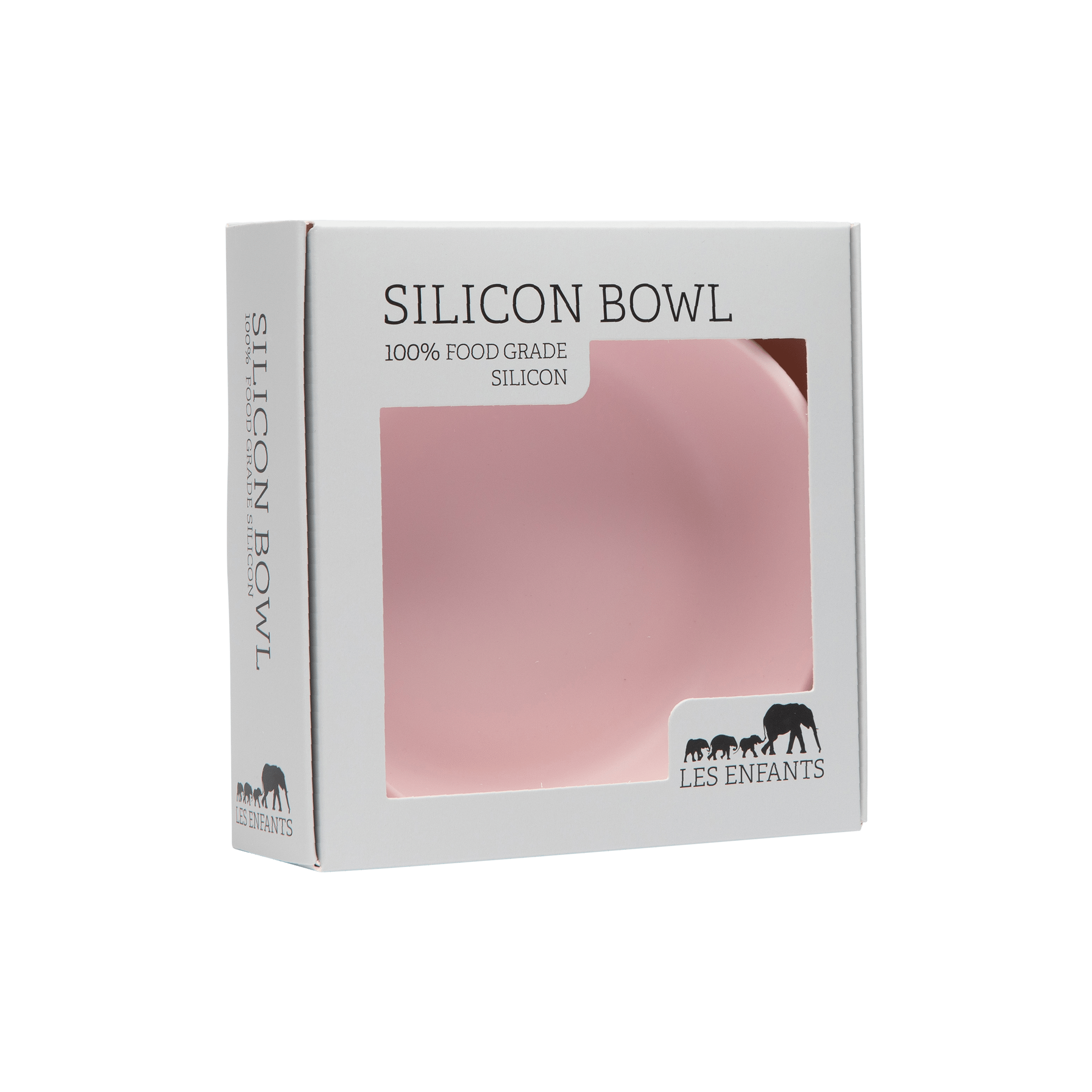 Silicone Baby Plate Bowl - Rose