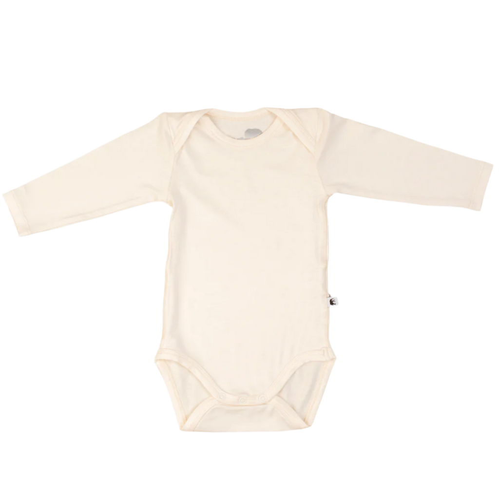 Bamboo Baby Long Sleeve Body - CREAM