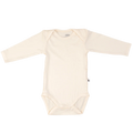 Bamboo Baby Long Sleeve Body - CREAM