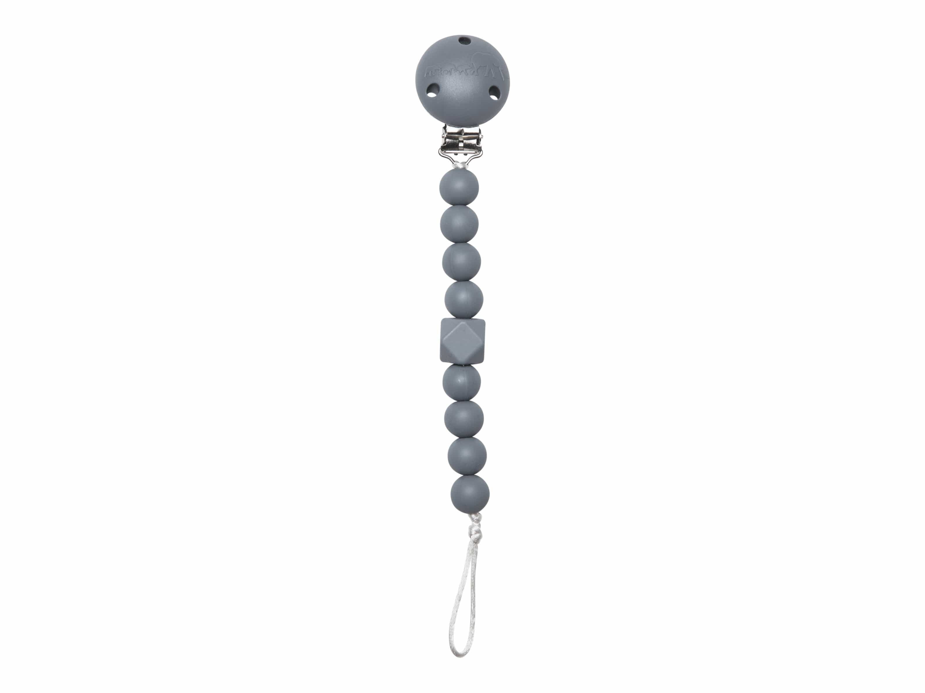 Chewy Pacifier Clip - Grey